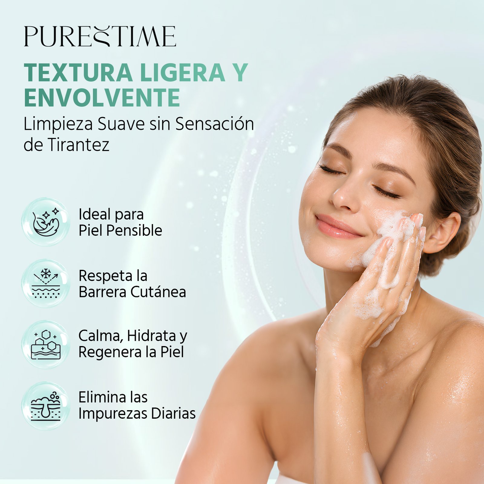 Espuma Limpiadora Facial PURESTIME