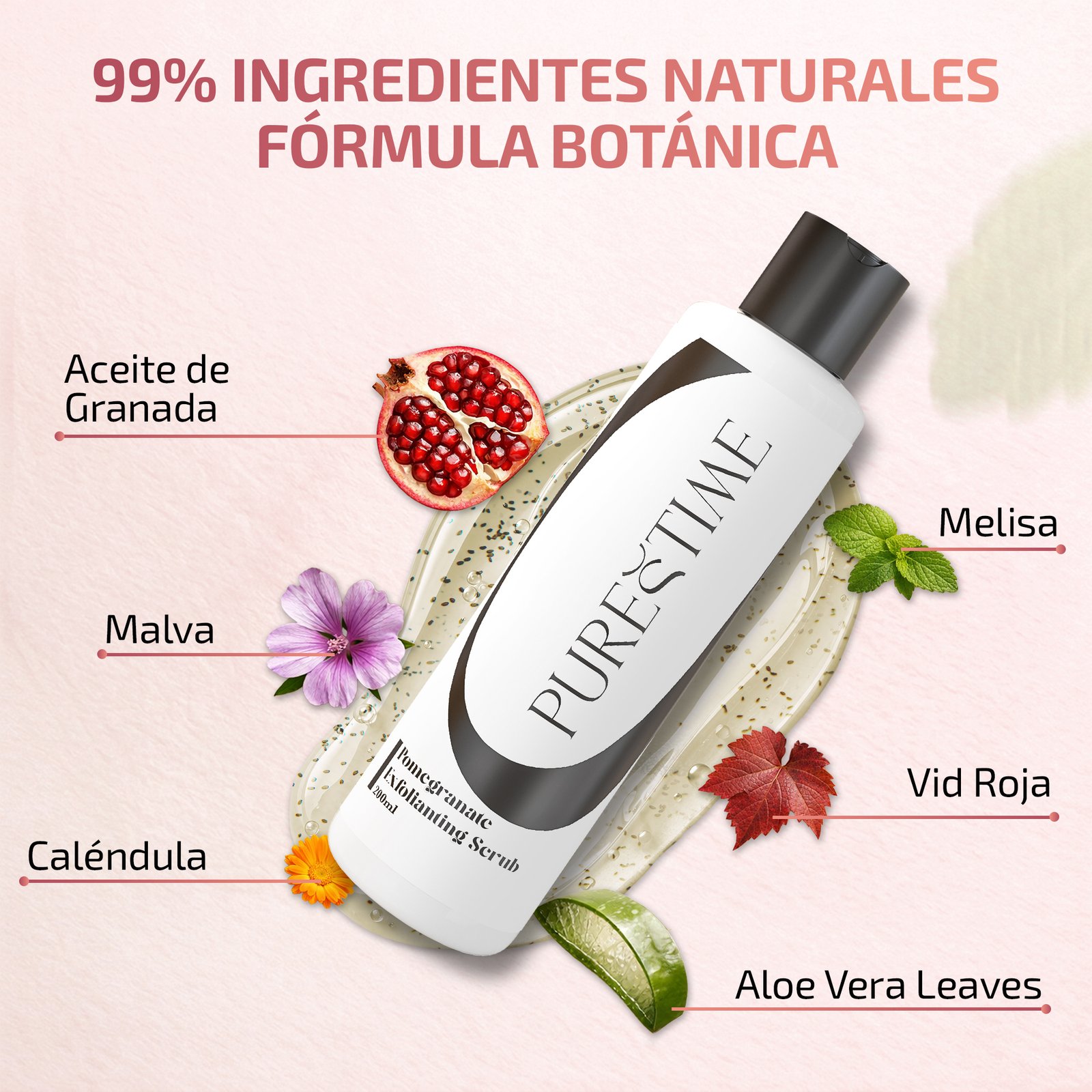 Exfoliante de Granada PURESTIME
